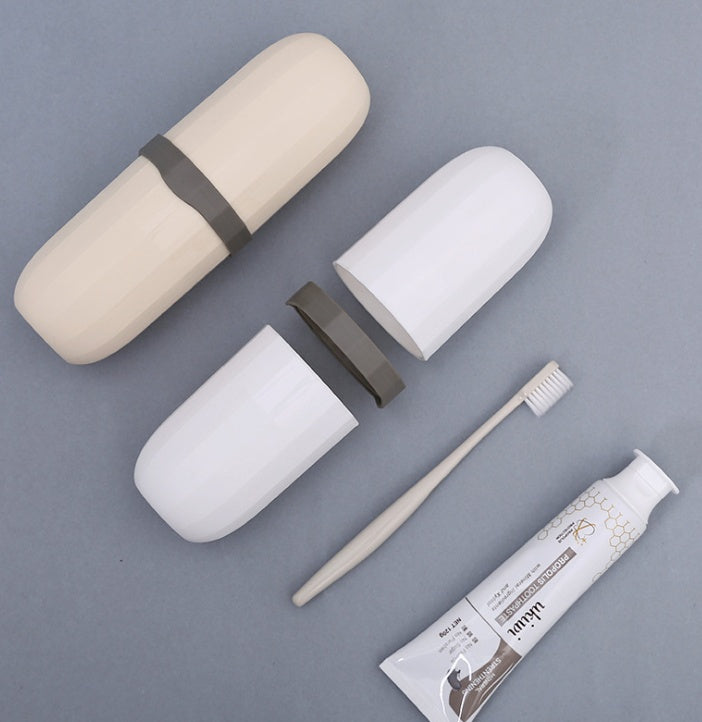Travel toothbrush box