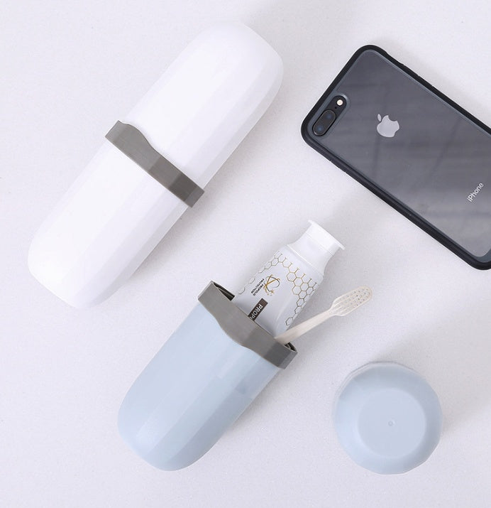 Travel toothbrush box